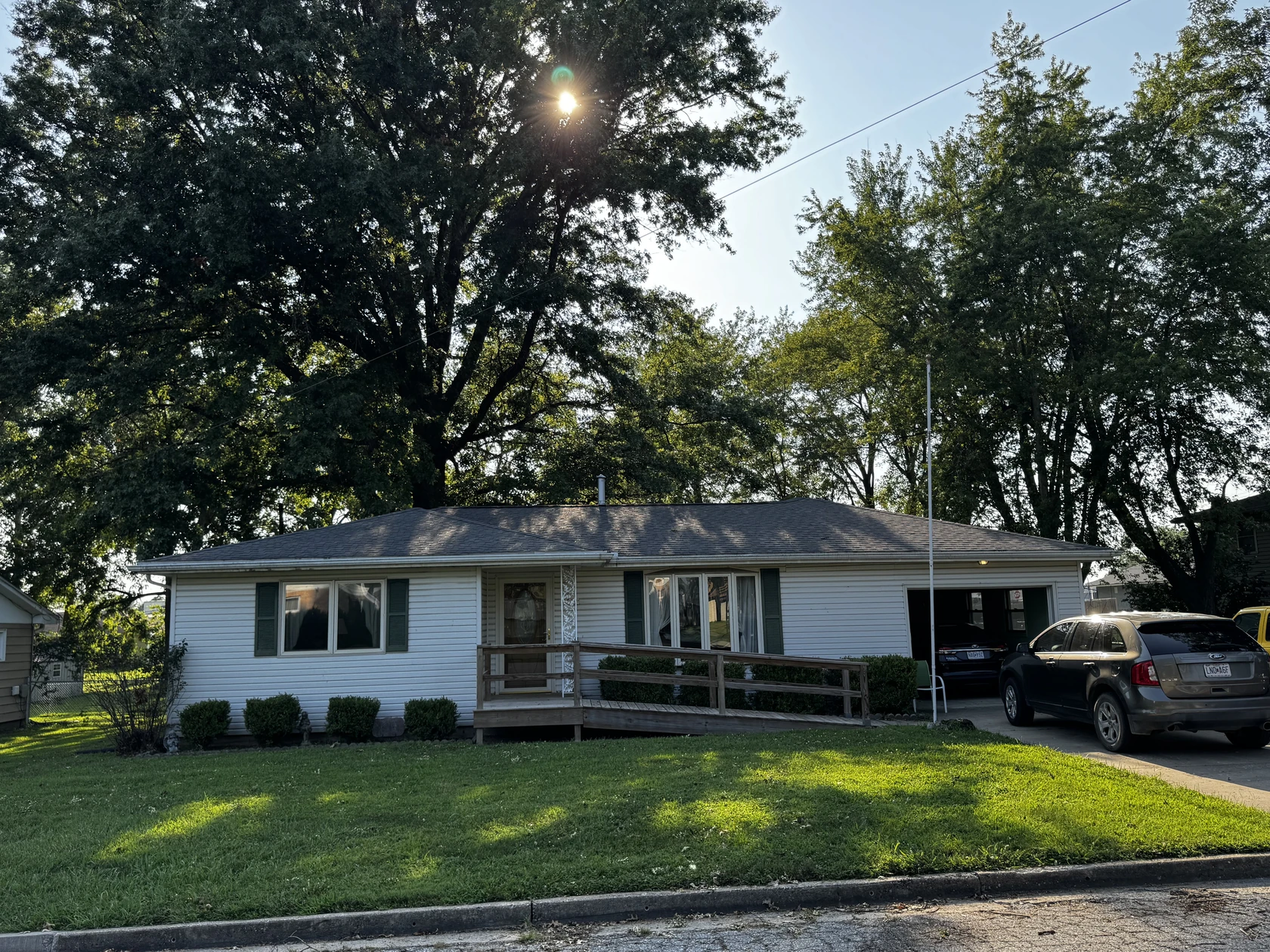 The Broyles home in Tipton, Missouri