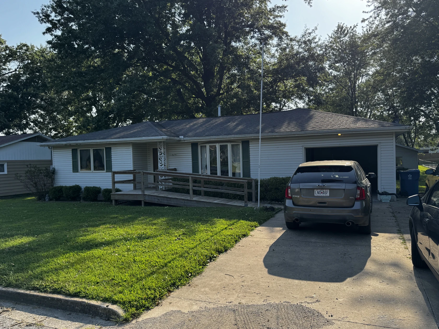 The Broyles home in Tipton, Missouri