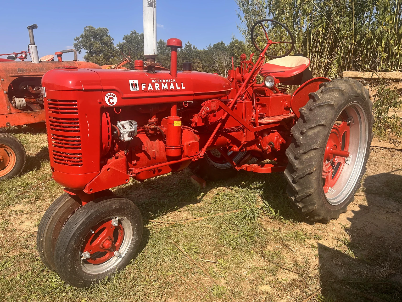Red Farmall collector tractor
